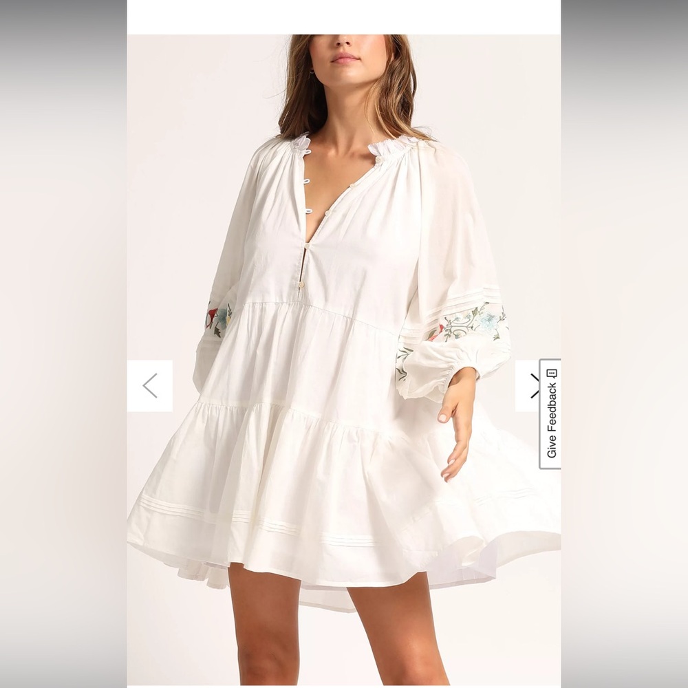 Cleobella White Mini Dress